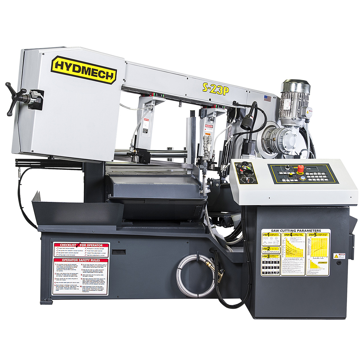 16" x 20" New HydMech Horizontal Band Saw Model S23P