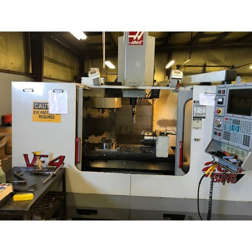 52" x 18" Used Haas Vertical Machining Center Model VF-4 for sale at Worldwide Machine Tool