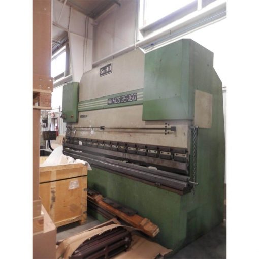 12' x 176 Ton Used Guilfil Press Brake Model HCT-CF Down acting for sale at Worldwide Machine