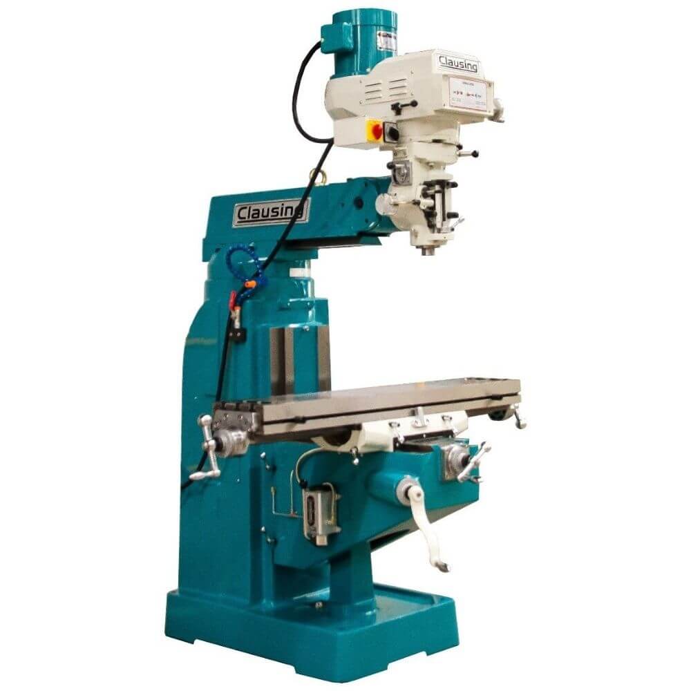 9" x 49" New Clausing Knee Mill Model 2VS08 for sale