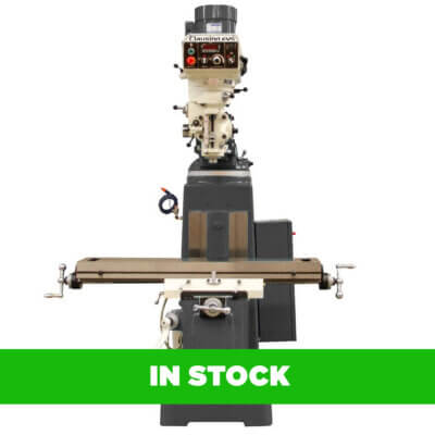 9" x 49" New Clausing Knee Mill Model 2EVS08 - In Stock!