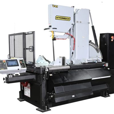 21" x 26" New HydMech Semi-Automatic Vertical Mitering Band Saw Model V-21
