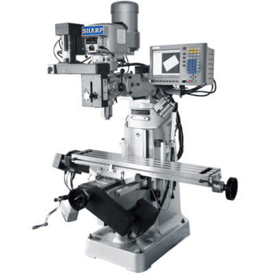 9" x 49" New Sharp CNC Knee Mill Model LMV-49/DVS/MP-3