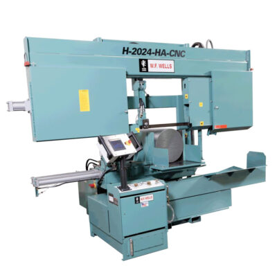 20” x 24” New W.F. Wells Horizontal Band Saw Model H-2024HA-CNC
