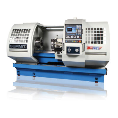 22"-32" x 40"-160" New Summit SmartCut Flatbed CNC Lathe Model with 3"-15" Spindle Bore