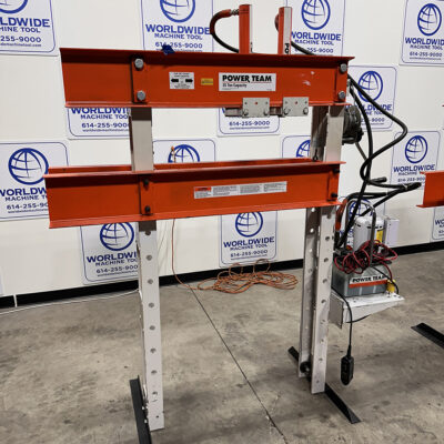 20 Ton Used Power Team Hydraulic Press Model 20Ton-H
