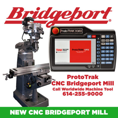 9" x 49" New Bridgeport CNC Vertical Milling Machine ProtoTRAK KMX 2 Axis