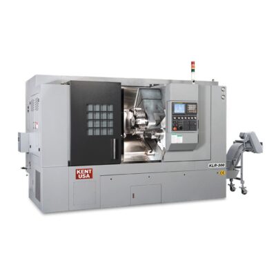 21.6" x 24.8" New Kent USA 2-Axis CNC Slant Bed Lathe Model KLR-360