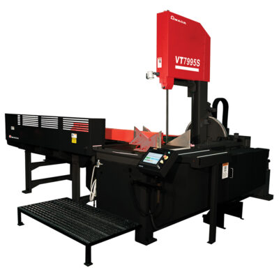 31.25” x 37.5” New Marvel Vertical Tilt-Frame Band Saw Model 800APC Automatic