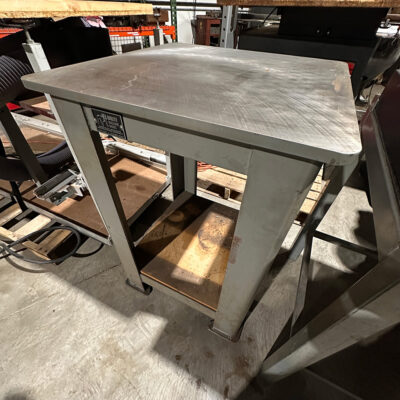 Used 40” x 60” Steel Table 24” tall