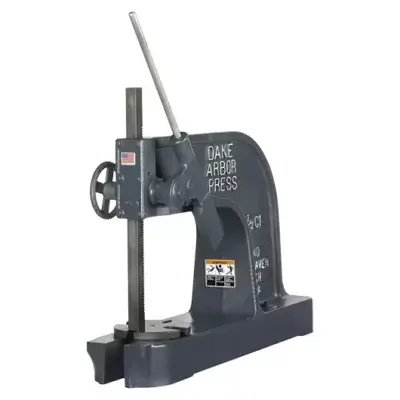 3 Ton New Dake Ratchet Lever Arbor Press Model 1-1/2C