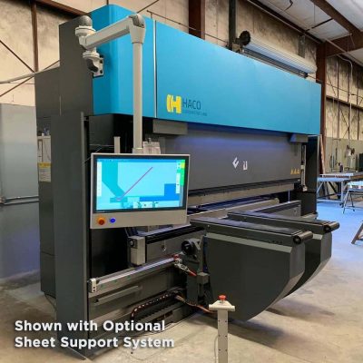 New Haco Press Brake Euromaster Series with optional table sheet system for sale at Worldwide Machine Tool